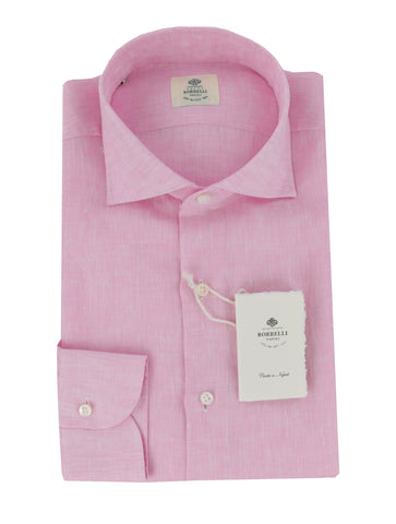 Luigi Borrelli Pink Shirt - Slim