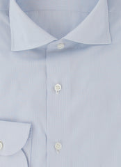 $600 Luigi Borrelli Light Blue Shirt - Extra Slim - (LB12272415) - Parent