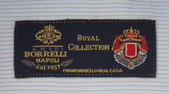 $600 Luigi Borrelli Light Blue Shirt - Extra Slim - (LB12272415) - Parent