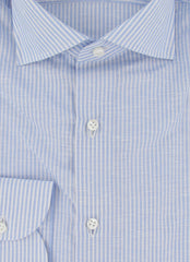 $600 Luigi Borrelli Light Blue Shirt - Slim - (LB1227241) - Parent