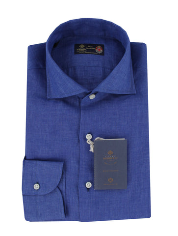 Luigi Borrelli Blue Shirt - Slim