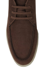 $850 Mandelli Brown Suede Ankle Boots - (MM814241) - Parent