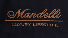 $3500 Mandelli Dark Blue Silk Solid Jacket - (MM1016242) - Parent