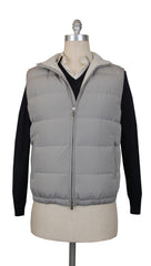 $3100 Mandelli Light Gray Polyester Solid Jacket Vest - 40/50 - (MM725242)