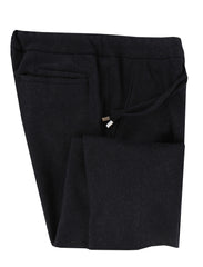 $1300 Mandelli Dark Blue Solid Cashmere Blend Pants - Slim - 36/52 - (MM43249)