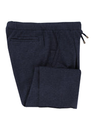 $525 Mandelli Navy Blue Solid Wool Blend Pants - Slim - 40/56 - (MM43243)