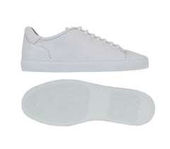 $850 Mandelli White Deer Skin  Sneakers - (MM814244) - Parent