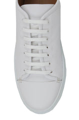 $850 Mandelli White Deer Skin  Sneakers - (MM814244) - Parent