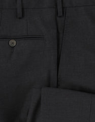 $595 Marco Pescarolo Charcoal Gray Solid Wool Pants - Slim - (MP1113243) - Parent