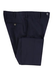 $595 Marco Pescarolo Blue Solid Wool Pants - Slim - 34/50 - (MP1113244)