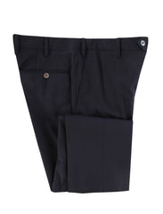 $595 Marco Pescarolo Dark Blue Solid Wool Pants - Slim - 34/50 - (MP1113242)