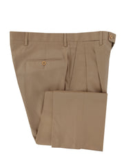 $600 Sartorio Napoli Beige Solid Cotton Pants - Slim - 30/46 - (SA619244)