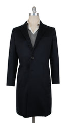 $3425 Sartorio Napoli Dark Blue Cashmere Solid Coat - 42/52 - (SA9112025)