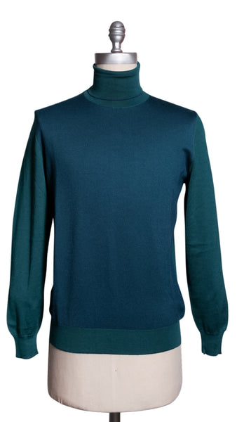 Svevo Parma Dark Green Turtleneck Sweater - (SV10620212) - Parent