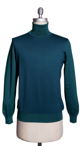 Svevo Parma Dark Green Turtleneck Sweater