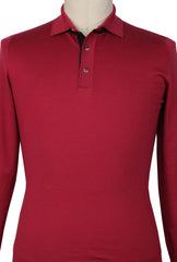 Svevo Parma Red Cashmere Blend Polo Sweater - (SV31620233) - Parent