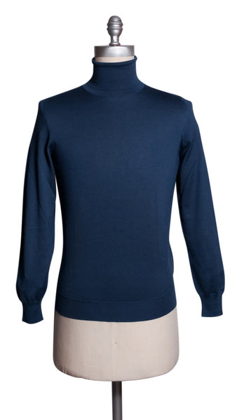 Svevo Parma Navy Blue Turtleneck Sweater - (SV10620217) - Parent