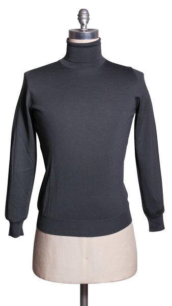 Svevo Parma Gray Cashmere Blend Turtleneck Sweater - (SV101320213) - Parent