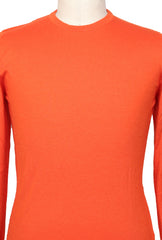 Svevo Parma Orange Cashmere Blend Crewneck Sweater - (SV10122212) - Parent