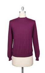 Svevo Parma Purple Cashmere Blend Crewneck Sweater - XS/46 - (SV48225)