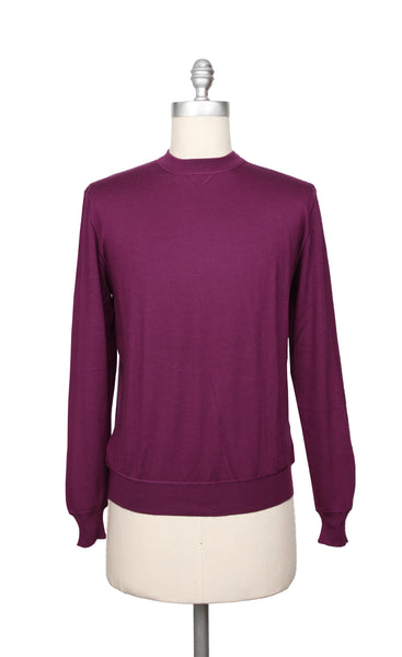 Svevo Parma Purple Cashmere Blend Crewneck Sweater - (SV48225) - Parent