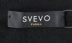 Svevo Parma Black Wool V-Neck Sweater - (SV1012227) - Parent