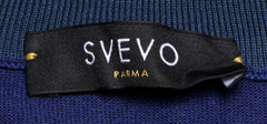 Svevo Parma Blue Wool 1/4 Zip Sweater - (SV110420212) - Parent