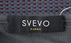 Svevo Parma Gray Wool 1/4 Button Sweater - (SV10122216) - Parent