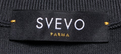 Svevo Parma Dark Gray Wool 1/4 Zip Sweater - (SV110420213) - Parent