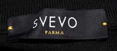 Svevo Parma Black Wool 1/4 Zip Sweater - (SV110420214) - Parent