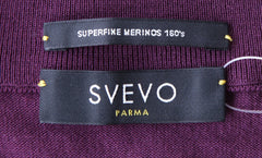 Svevo Parma Purple Wool Crewneck Sweater - (SV482215) - Parent