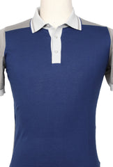 Svevo Parma Blue Fancy Cotton Polo - (SV392227) - Parent