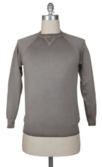 Svevo Parma Light Brown Cotton Crewneck Sweater - L/52 - (SV1012224)