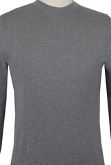 $625 Svevo Parma Gray Cotton Crewneck Sweater - (SV215256) - Parent