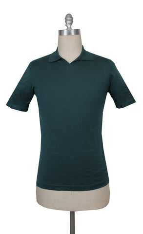 Svevo Parma Green V-Neck Polo Sweater