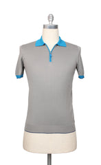 Svevo Parma Gray Solid Cotton Polo - Large/52 - (SV69226)