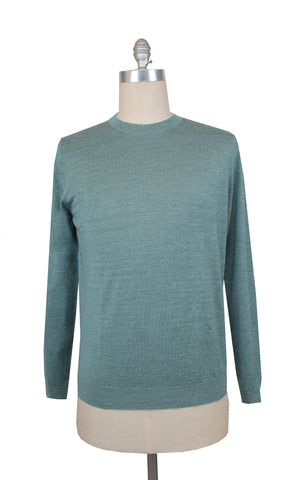 Svevo Parma Green Crewneck Sweater