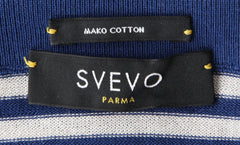 Svevo Parma Blue Cotton Crewneck Sweater - (SV482213) - Parent