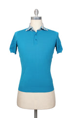 Svevo Parma Light Blue Solid Cotton Polo - Medium/50 - (SV416225)