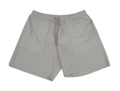 $500 Svevo Parma Light Gray Solid Swim Shorts - Slim - Large - (SV73241)