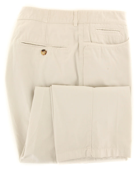 Brunello Cucinelli Beige Solid Pants - Slim - (BC5592M58PC1531) - Parent