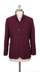 Brunello Cucinelli Burgundy Jacket - M US/50 EU - (BC0108223)