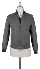 Brunello Cucinelli Beige Cashmere Reversible Bomber Jacket - (164) - Parent