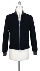 Brunello Cucinelli Navy Blue Reversible Bomber Jacket - 34/44 - (613)