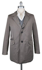 Barba Napoli Light Brown Solid Jacket - 38/48 - (AUC39I365139)