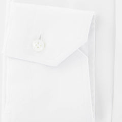 Barba Napoli White Solid Cotton Shirt - Full - (824) - Parent