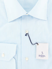 Barba Napoli Light Blue Striped Shirt - Slim - (D2U3161U10T) - Parent