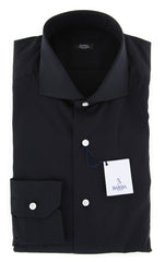 Barba Napoli Black Solid Shirt - Extra Slim - (BN-U05216-U13T) - Parent