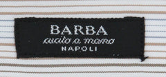 Barba Napoli Brown Striped Shirt - Extra Slim - (I1U26V49) - Parent