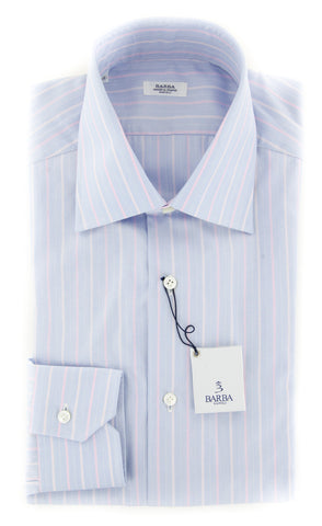 Barba Napoli Light Blue Shirt - Slim